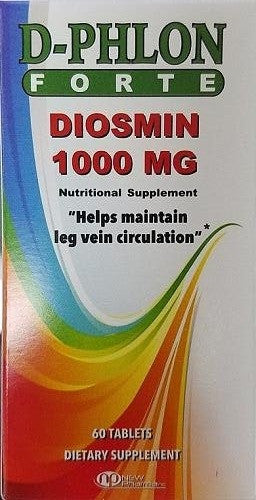 New Pharma D-Phlon Forte Diosmin 1000mg Tablets