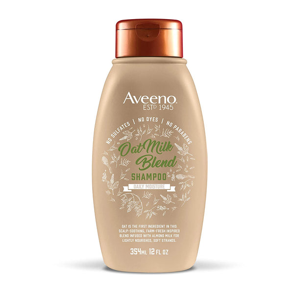 Champú de mezcla de leche de avena para el cuero cabelludo de Aveeno, 12 oz