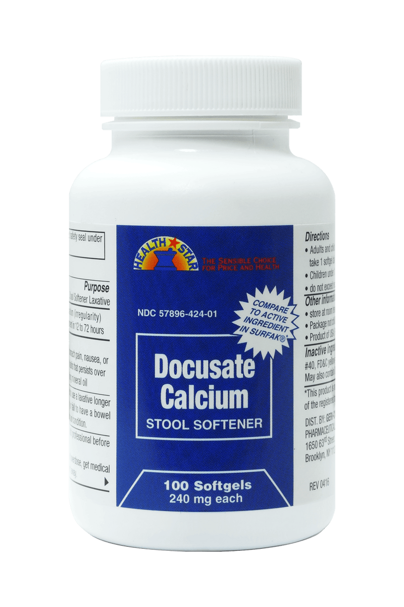 Gericare Docusate Calcium Softgels