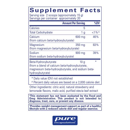 Pure Encapsulations Ketobrain Energy 10.6Oz