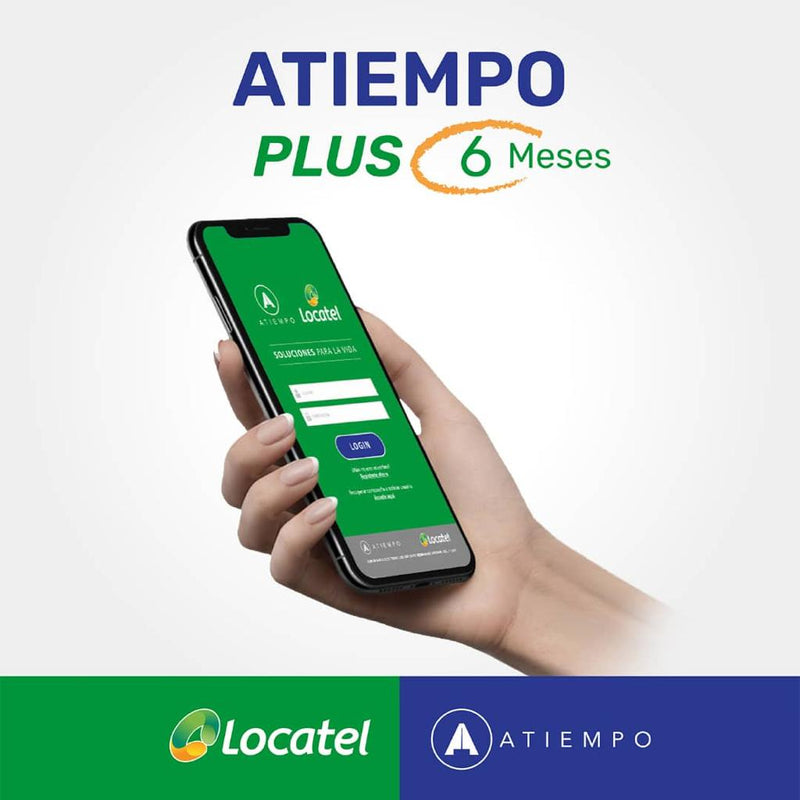 Locatel ATIEMPO PLUS 6 (TELEMEDICINA 6 MESES)  LOS MEDICAMENTOS INCLUIDOS SOLO PODRAN RETIRARSE DE FORMA GRATUITA 72 HRS DESPUES DE HABERSE REGISTRADO. DE LO CONTRARIO, SERAN PAGADOS POR EL PACIENTE.