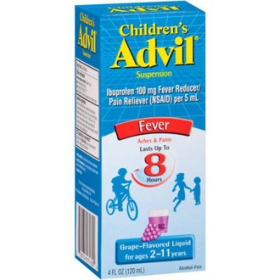 Advil Children's Oral Suspension Flavored oz. Grape 4 Fl Oz