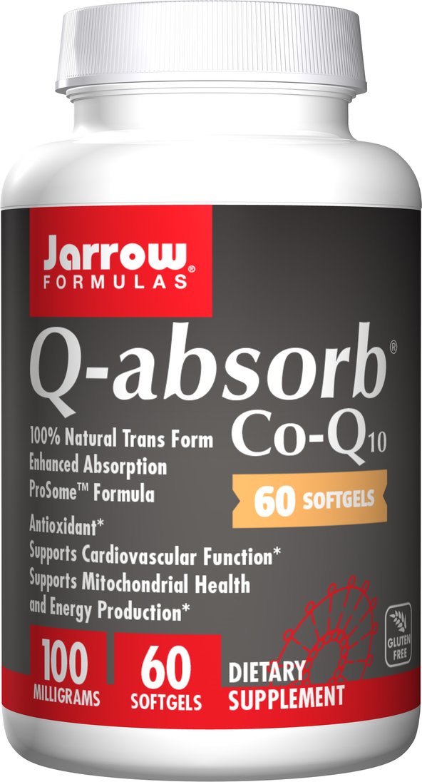 Jarrow Formulas Q-absorb CoQ 10 100 mg 60 Softgels