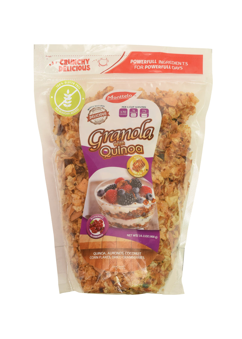 Monttelo Granola con quinua 14.11 oz