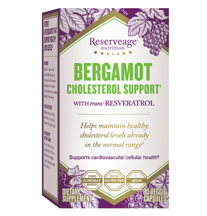 Reserveage Bergamot Cholesterol Support Vegetable Capsules