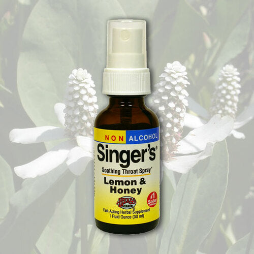 Herbs ETC Singer's Saving Grace Lemon & Honey Alcohol Free