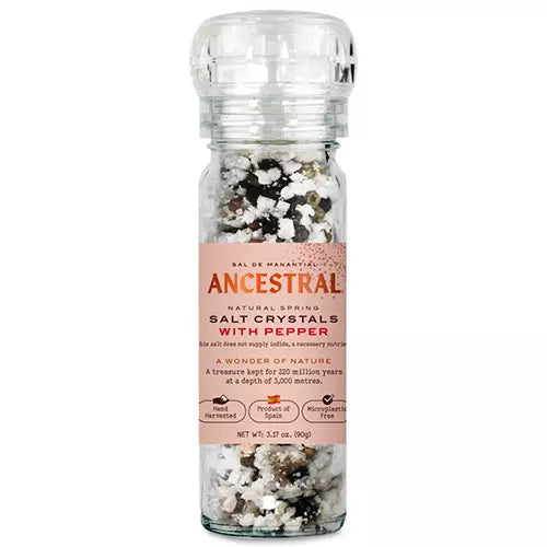 Cristales de sal ancestrales con pimienta 3.17 oz