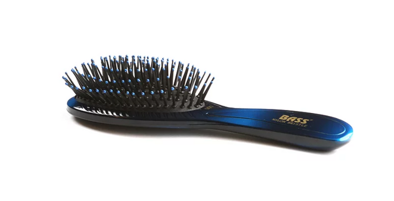 Bass 900 Sapphire Burst Large Oval Hairbrush with Nylon Pins