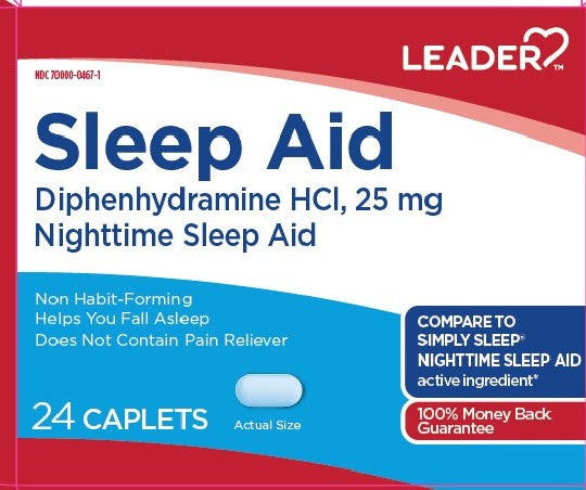 Leader Sleep Aid 24 Caplets