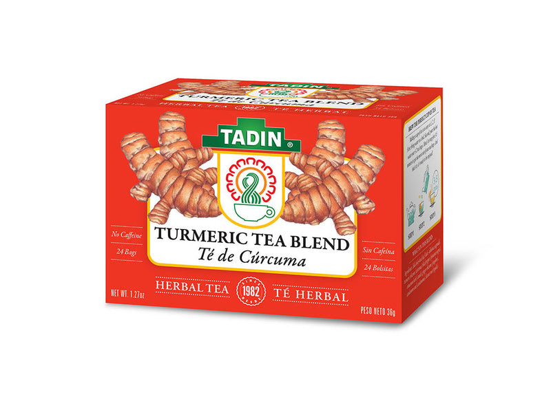 Bolsas de mezcla de té de cúrcuma tadin 24ct