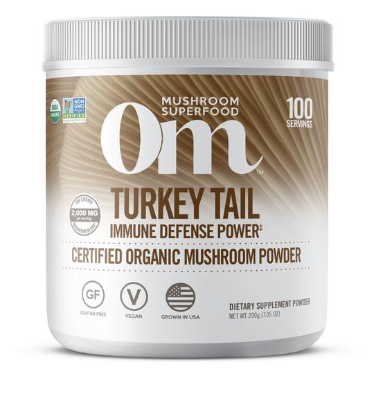 Om Mushroom Matrix Turkey Tail Organic Powder
