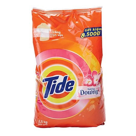 Tide Plus Downy Laundry Powder Top Loader Bag 2.5kg