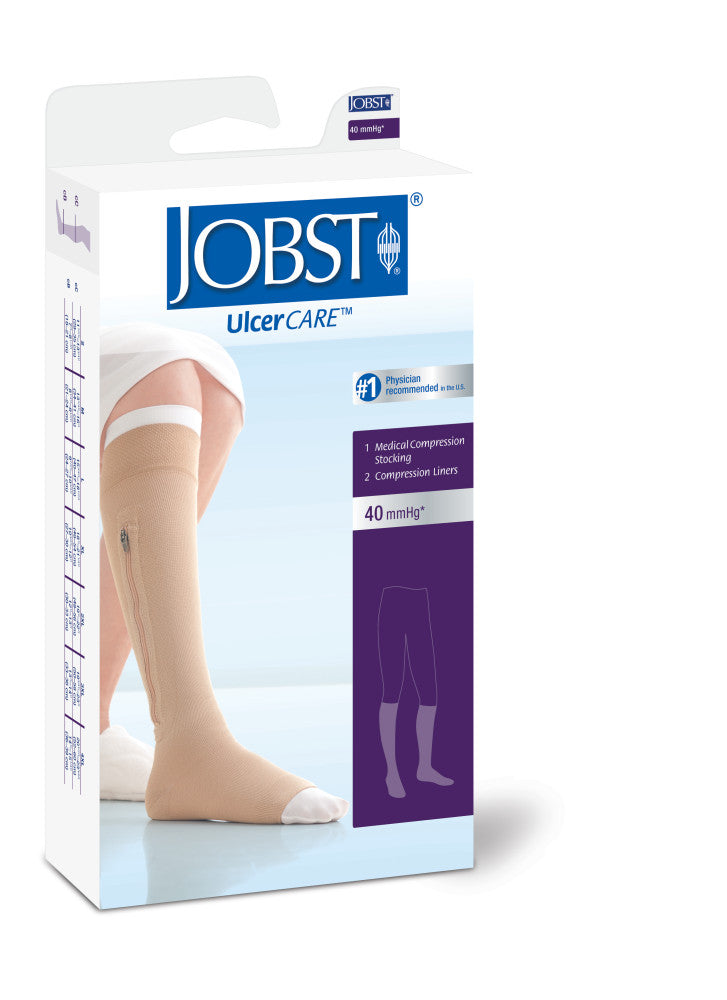 Jobst Ulcercare 2-Part System Left/Zip With Lin