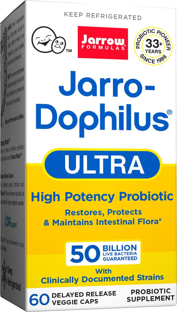 Jarrow Formulas Jarro-Dophilus Ultra Vegetable Capsules