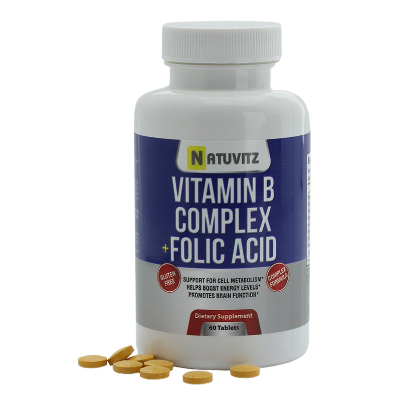 Natuvitz Vitamin B Complex + Folic Acid Tablets