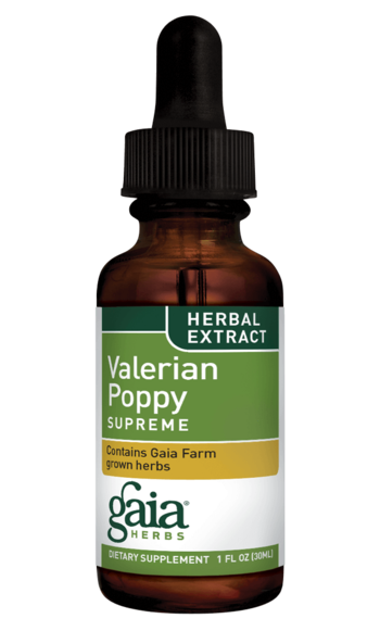 Gaia Herbs Valerian/Poppy Supreme 1 Fl Oz