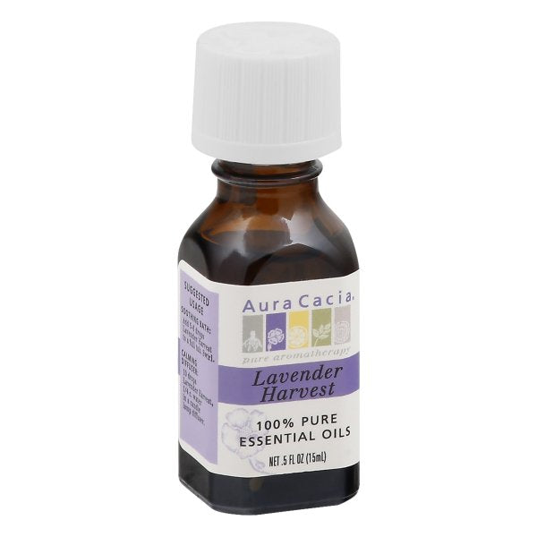 Aura Cacia Essential Oil Lavender Harvest 0.5 Oz