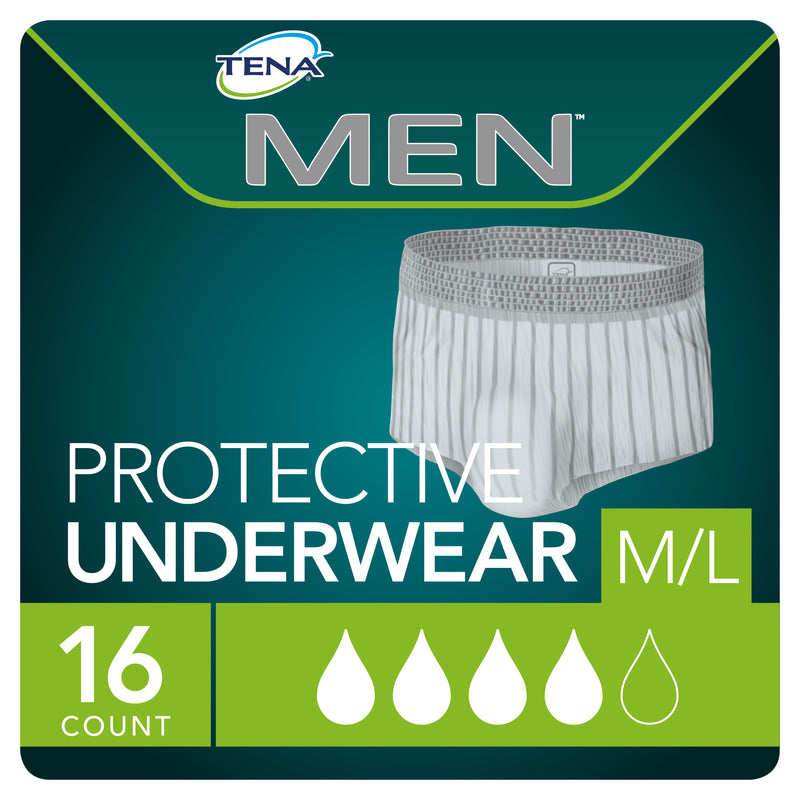 Tena Incontinence Underwear, Protective, Medium/Large, 16 Ct