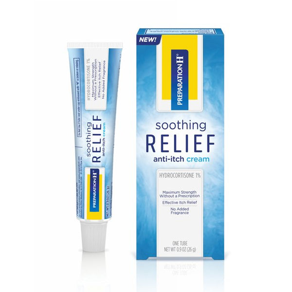 Preparation H Soothing Relief Anti Itch 1% Hydrocortisone Cream