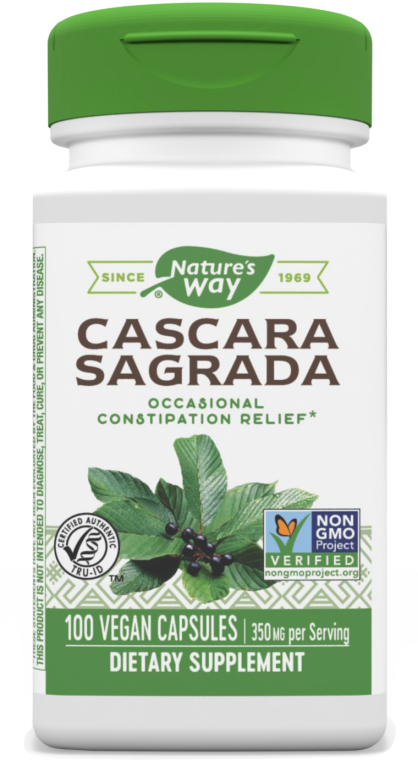 Nature's Way Cascara Sagrada 100 Cápsulas vagables