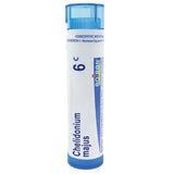 Boiron Chelidonium Majus 6C relieves nausea with right upper back pain, 80 Pellets