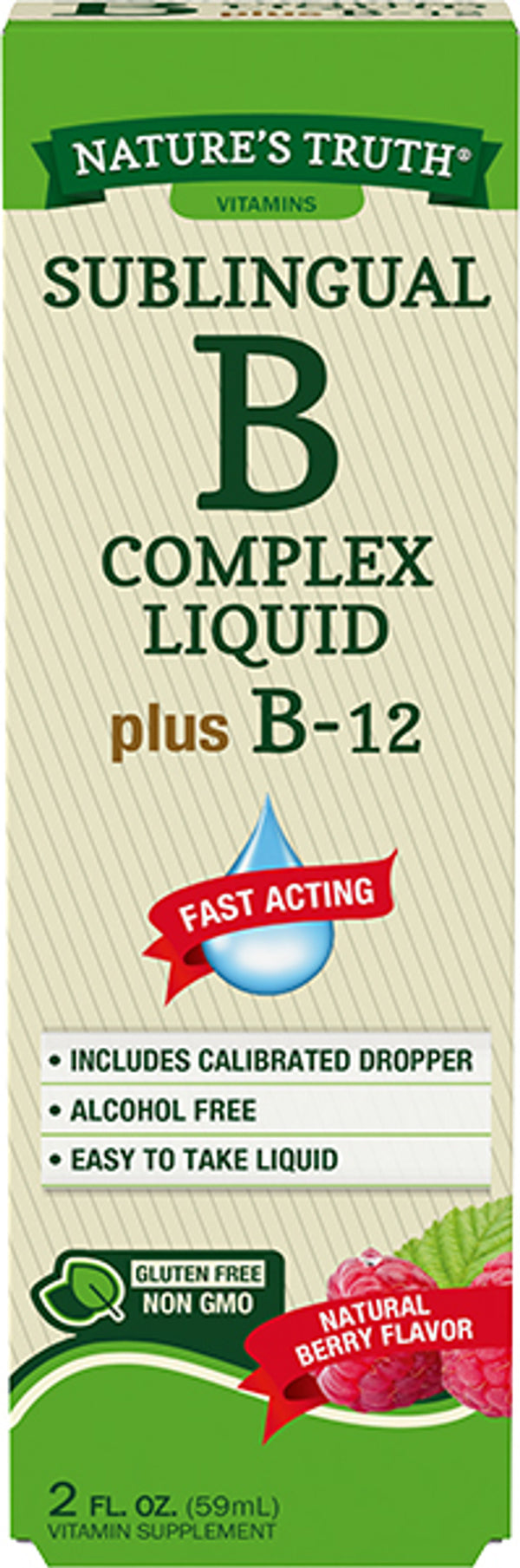 Nature'S T.Liquid B-Complex B12 2Oz
