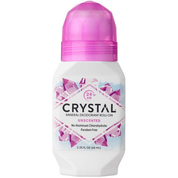 Crystal Body Deodorant Roll On Unscented 2.25Oz