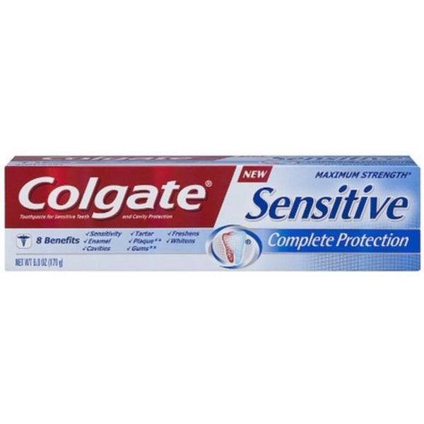 Colgate Sensitive Toothpaste, Complete Protection. 6 OZ