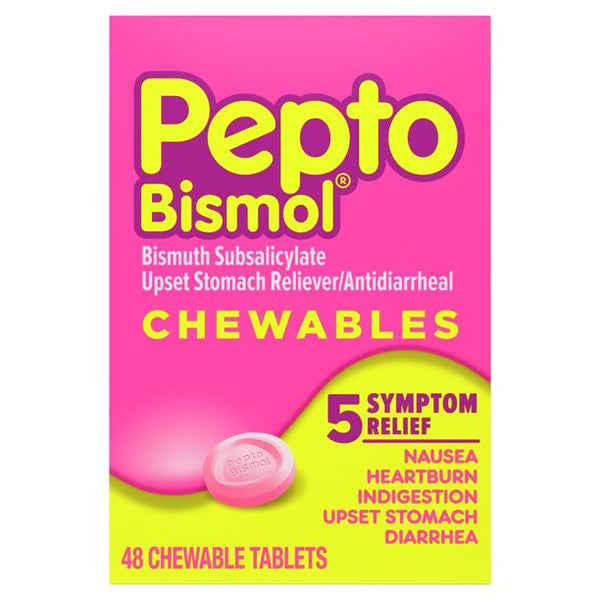Pepto Bismol 5 Symptom Digestive Relief 48 Caplets