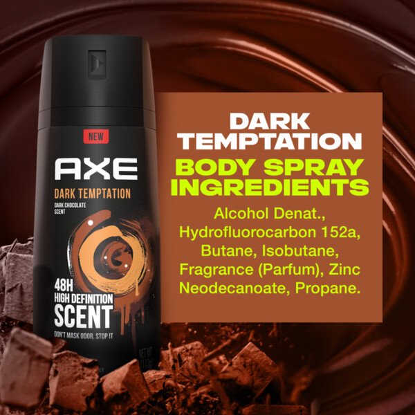Axe Temptation Deodorant Body Spray 4Oz