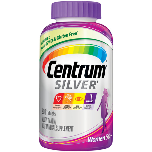 Centrum Silver Women Multi Vitamin & Mineral 50+ 200 Tablets