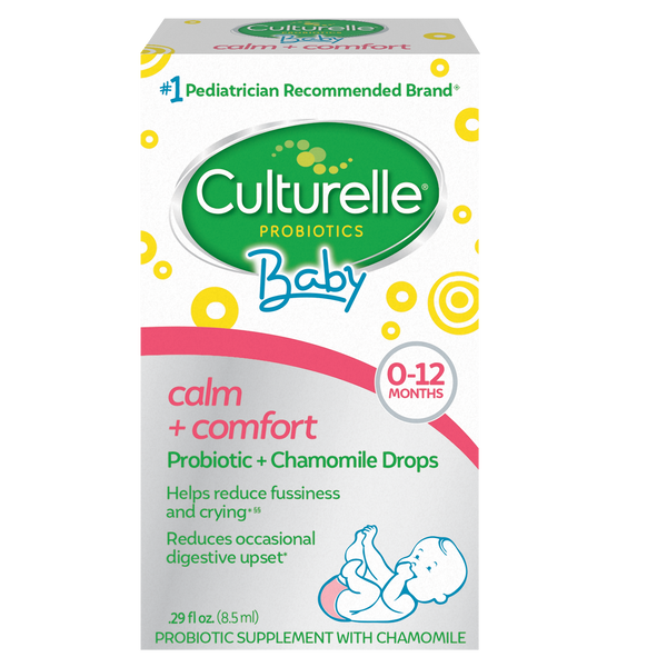 Culturelle Baby Calm + Comfort Probiotic & Chamomile Drops 0-12 mo.