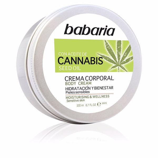 Babaria Body Cream Corporal Cannabis Seed Oil 6.7. Oz