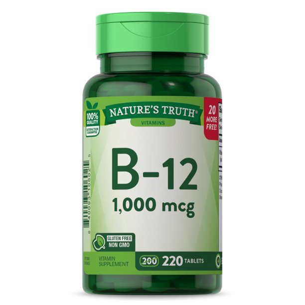 Nature's Truth Vitamina B-12 1,000 MCG 220 Tabletas