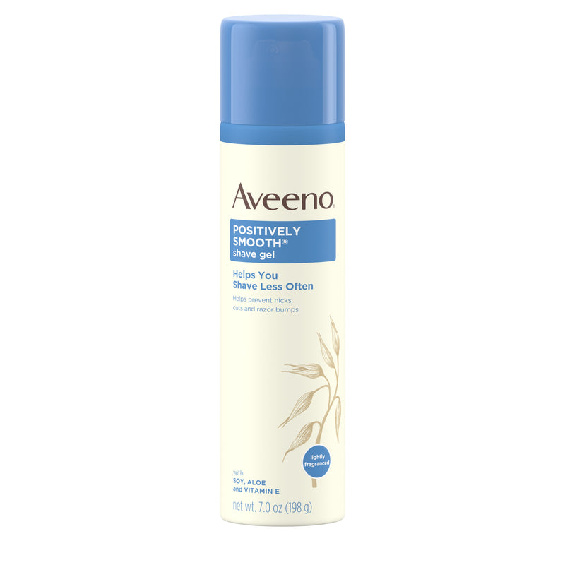 Aveeno Positively Smooth Moisturizing Shave Gel with Aloe, 7 oz