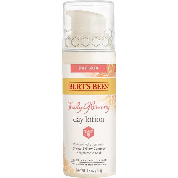 Burt's Bees Truly Brilling Day Lotion para piel seca 1.8 oz