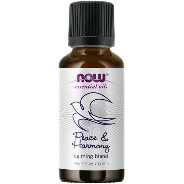 Now Essential Oils Peace & Harmony Oil Blend Calming Aromatherapy Scent 1 oz