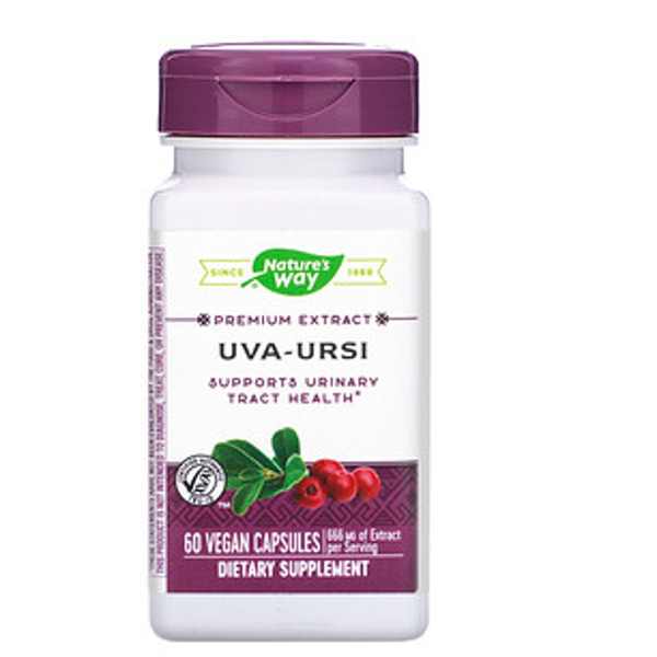 Nature's Way, Uva-Ursi, 666 mg, 60 Vegan Capsules