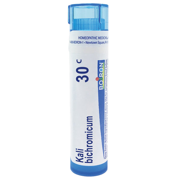 Boiron Kali Bichromicum 30C relieves colds with thick nasal discharge, 80 Pellets