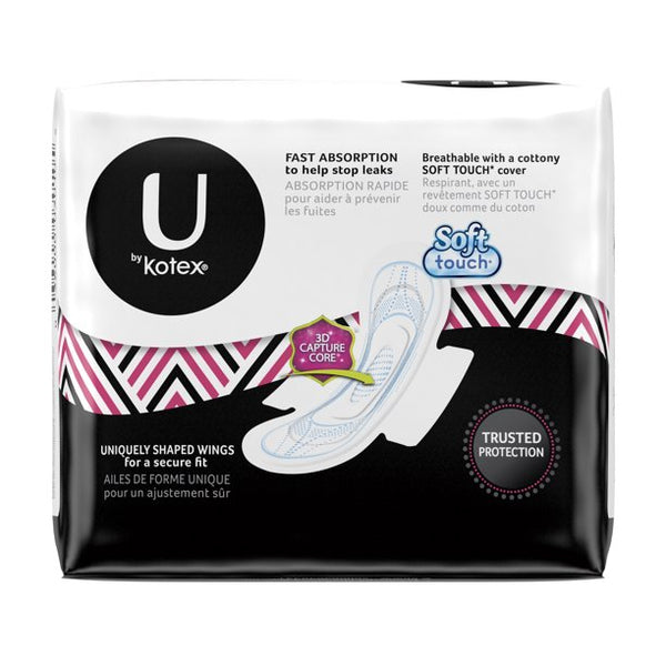 Kotex Ultra Thin With Wings Regular Pads 18ct