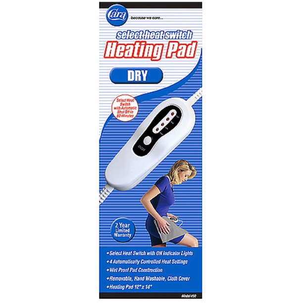 Cara Heating Pad Slide Switch Dry