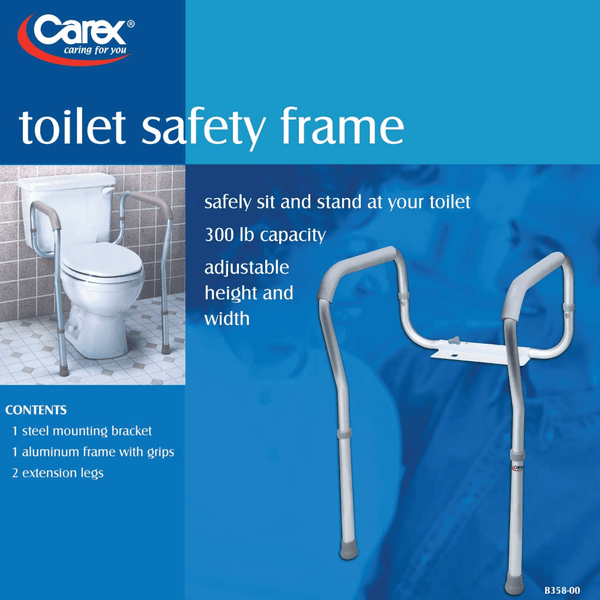 Vive Health | Stand Alone Toilet Rail Safety Frame LVA1023