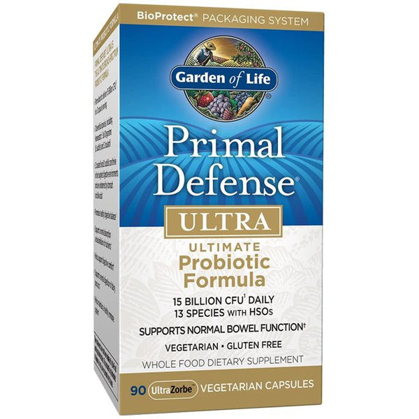 Garden of Life Primal Defense Ultra Probiotic Formula-15 billion cells Vegetarian Capsules