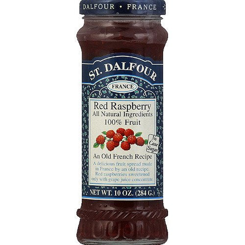 St. Dalfour Red Raspberry Fruit Spread, 10 oz