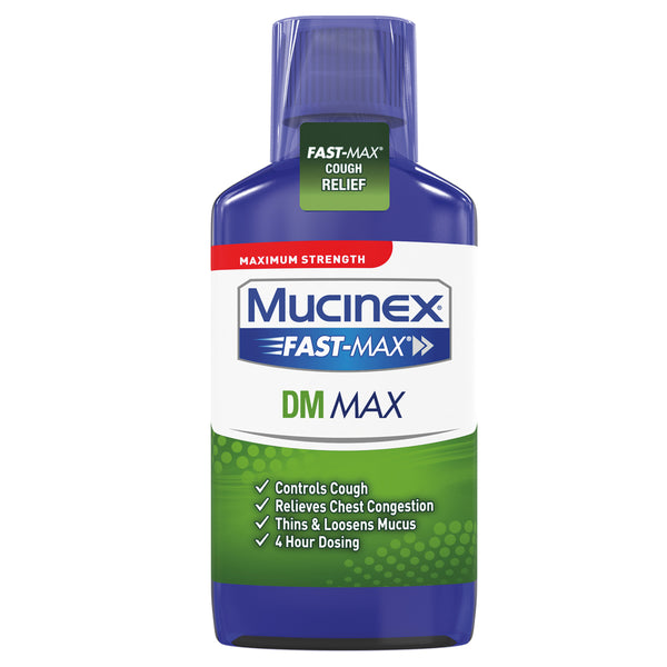 Máxima resistencia Mucinex Fast-Max DM MAX Líquido, 6 fl. onz