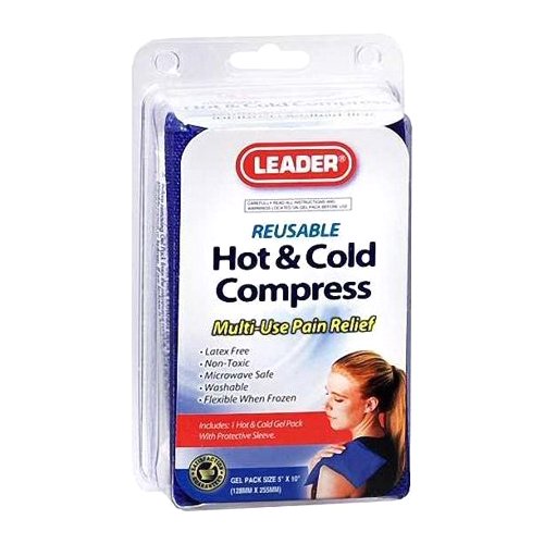 Leader Reusable Hot & Cold Compress 5inx10in