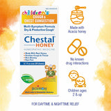 Boiron Childrens Chestal Honey, Homeopathic Medicine for Cough & Chest Congestion, Multi-Symptom Formula for Dry & Productive Cough, 6.7 fl oz