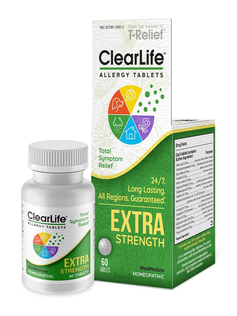 Clear Life Allergy Relief Tablets. Extra Strength