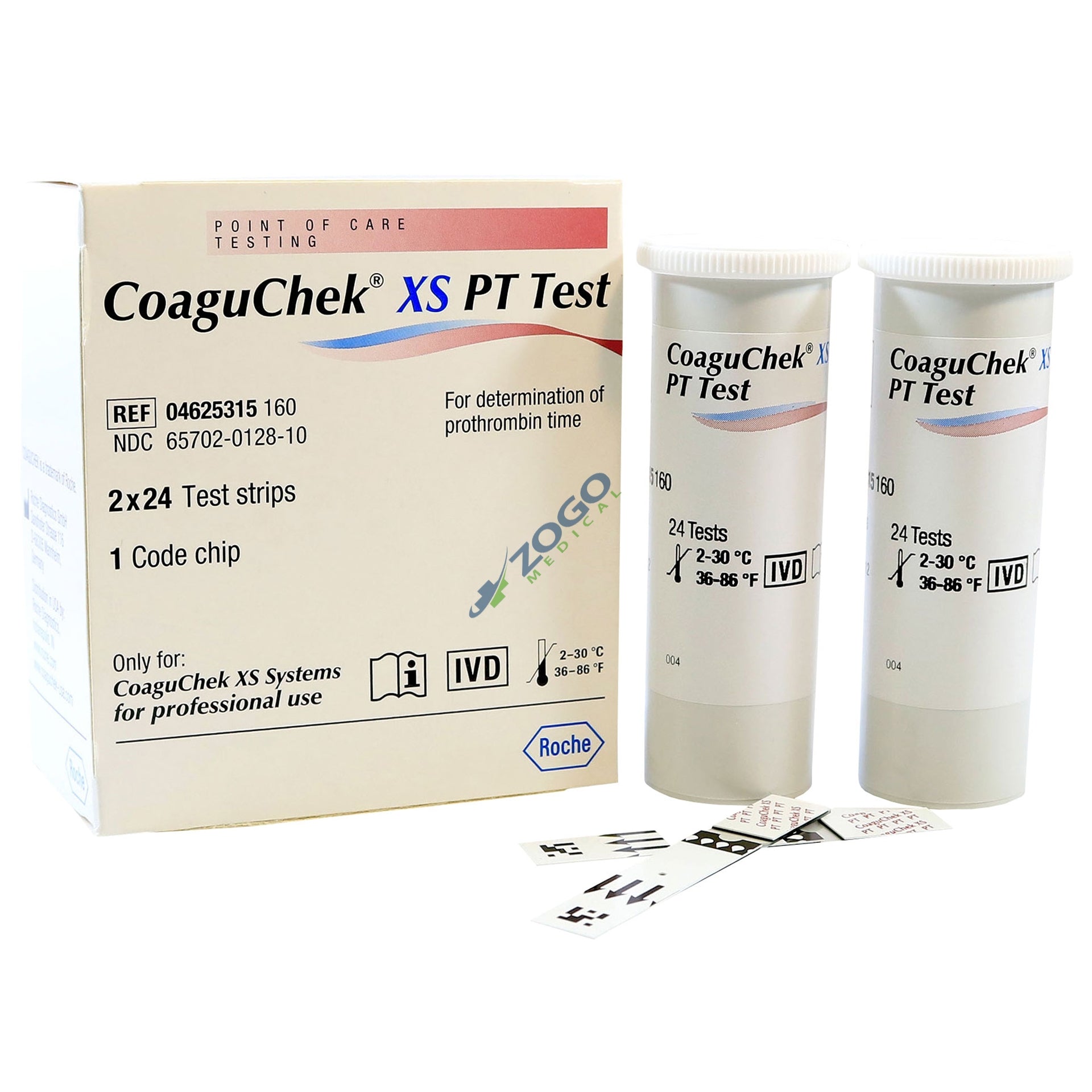 Roche Coagucheck XS PT Test Strips Locatel Health & Wellness Online Store