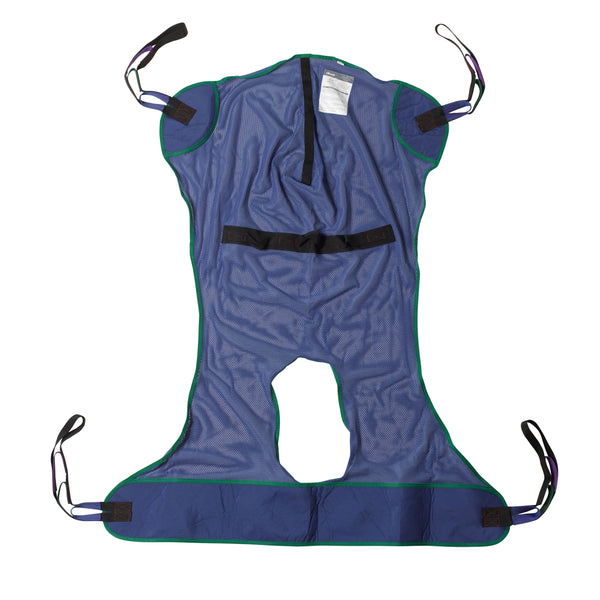 Drive Medical Full Body Patient Lift Sling, Mesh with Commode Cutout, Medium